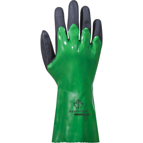 SolvStop Chemical-Resistant Gloves, Size 7, 12" L, PVC Helyx Safety & Industrial Supplies