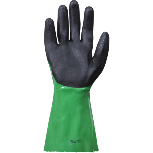SolvStop Chemical-Resistant Gloves, Size 7, 12" L, PVC Helyx Safety & Industrial Supplies