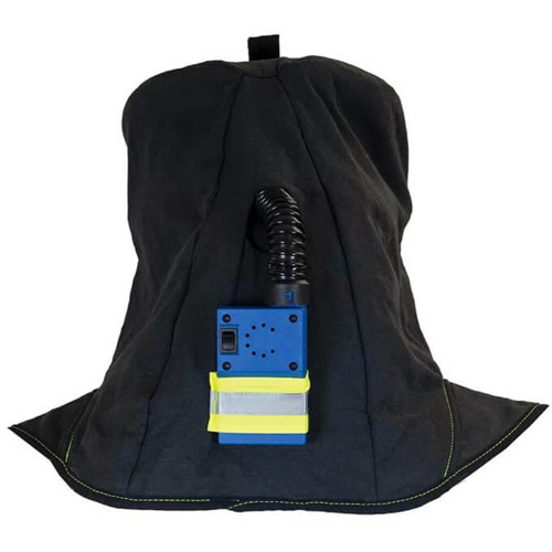 TCG Arc Flash Hood, Black, 40 cal/cm², ANSI Z87.1/ASTM F1506/ASTM F1959/ASTM F2178/Meets/Exceeds CSA Z462/NFPA 70E, 4 Arc Flash PPE Category Level Helyx Safety & Industrial Supplies