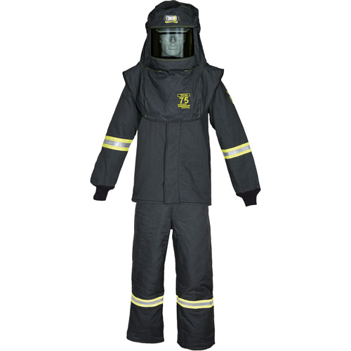 Ensemble de manteau contre l'arc &eacute;lectrique TCG 3t-grand, 75 cal/cm² Helyx Safety & Industrial Supplies
