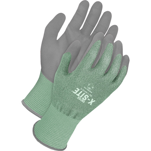 X-Site&reg; Coated Cut-Resistant Touchscreen Gloves, Size 6, 18 Gauge, Polyurethane Coated, HPPE Shell, ASTM ANSI Level A4 Helyx Safety & Industrial Supplies