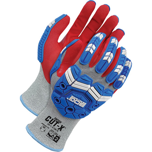 Cut-X&reg; Cut-Resistant Touchscreen Impact Gloves, 11, Foam Nitrile Palm, Elastic Cuff Helyx Safety & Industrial Supplies