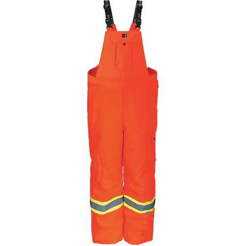Heavy-Duty FR-Treated Journeyman 300D Trilobal Rip-Stop Coveralls, Polyester, Small, High Visibility Orange Helyx Safety & Industrial Supplies