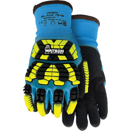 9393TPR Stealth Black Ops Winter Impact Gloves, Small, Foam Latex Palm, Knit Wrist Cuff Helyx Safety & Industrial Supplies