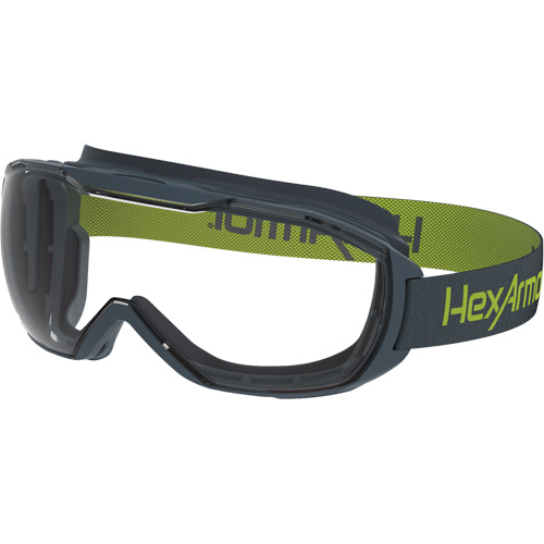 MX500 Safety Goggles, Clear Lens, Anti-Fog/Anti-Scratch, Indirect Vent Helyx Safety & Industrial Supplies