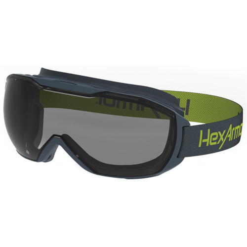 Lunettes &agrave; coque de s&eacute;curit&eacute; MX500, Lentille Gris, Antibu&eacute;e/Anti-&eacute;gratignures, Ventilation Indirecte Helyx Safety & Industrial Supplies