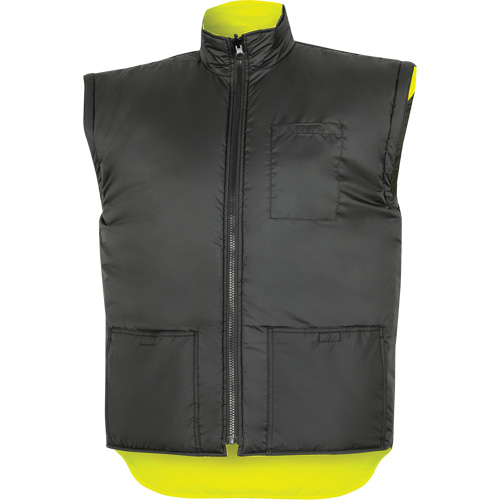 Parka de s&eacute;curit&eacute; d'hiver imperm&eacute;able 7-en-1 5057 Pioneer Yukon, Polyester, Noir/Jaune lime haute visibilit&eacute;, T-petit Helyx Safety & Industrial Supplies