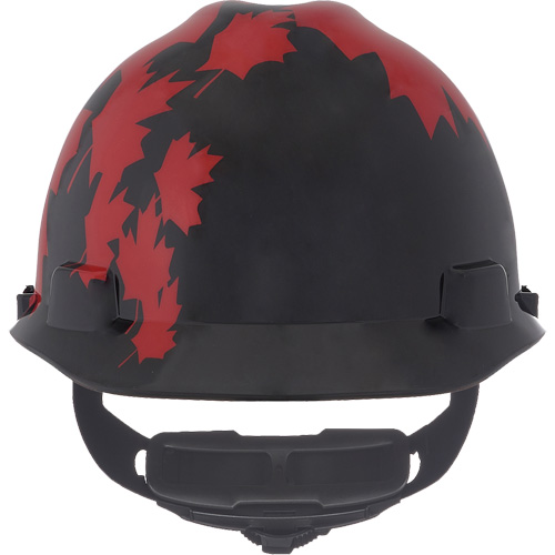 Specialty V-Gard&reg; Hard Hat, Ratchet Suspension, Black/Red Helyx Safety & Industrial Supplies