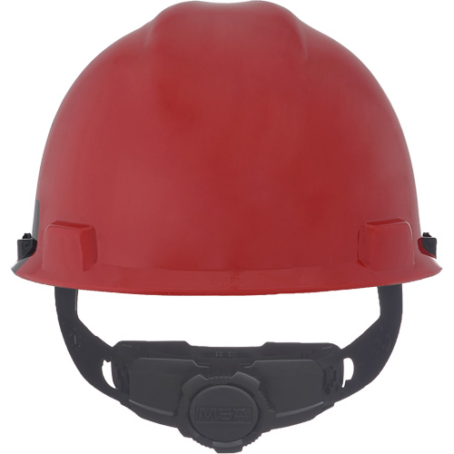 Specialty V-Gard&reg; Hard Hat, Ratchet Suspension, Black/Red Helyx Safety & Industrial Supplies