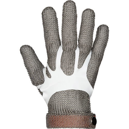 MMG Food Safe Metal Chainmail Gloves, Size 2X-Small, Stainless Steel Shell, ASTM ANSI Level A9 Helyx Safety & Industrial Supplies