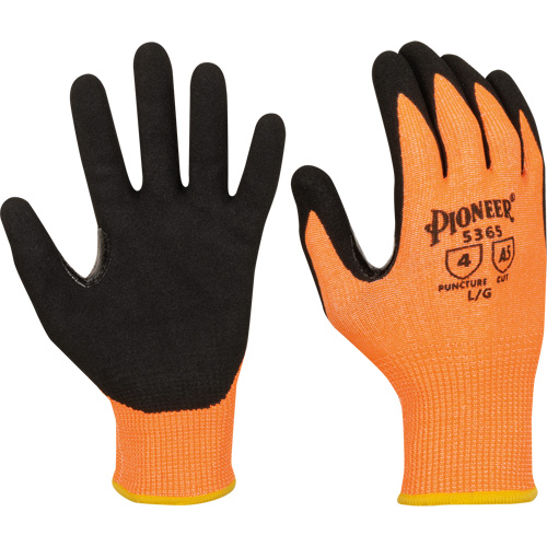 Touchscreen-Compatible Cut-Resistant Gloves, Size Small, 13 Gauge, Nitrile Coated, Polyester/HPPE Shell, ASTM ANSI Level A5 Helyx Safety & Industrial Supplies