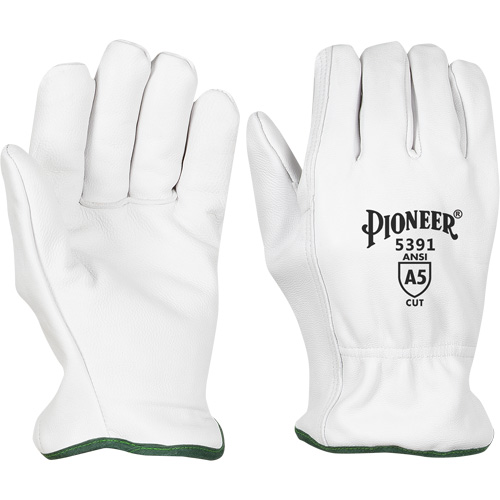 Cut-Resistant Driver's Gloves, Small, Grain Goatskin Palm Helyx Safety & Industrial Supplies