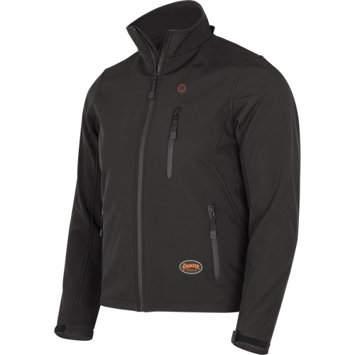 Veste chauffante Softshell, Hommes, Petit, Noir Helyx Safety & Industrial Supplies