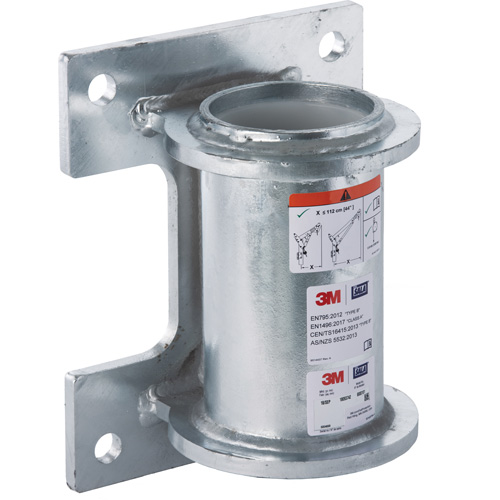 DBI-SALA&reg; Confined Space Wall Mount Base, Galvanized Helyx Safety & Industrial Supplies