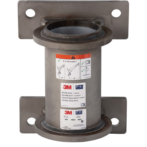 DBI-SALA&reg; Confined Space Wall Mount Base, Stainless Steel Helyx Safety & Industrial Supplies