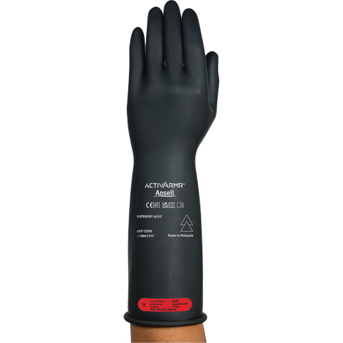 ActivArmr&reg; RIG R014BUL Ultra-Lightweight Electrical Insulated Gloves, ASTM Class 0, Size 11, 14" L Helyx Safety & Industrial Supplies