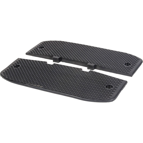 Embouts d'extr&eacute;mit&eacute;s pour bosse de d&eacute;c&eacute;l&eacute;ration, Caoutchouc, 3' lo x 20" la x 2" h Helyx Safety & Industrial Supplies