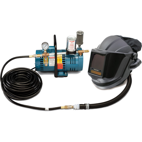 1-Worker MAXSHIELD&reg; Supplied Air Shield & Flip-Front Welding System Helyx Safety & Industrial Supplies