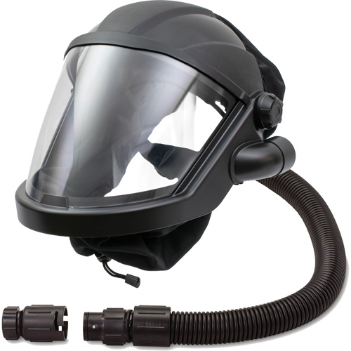 MAXSHIELD&reg; Supplied Air Respirator Shield with Cooler, Universal, Facepiece Helyx Safety & Industrial Supplies
