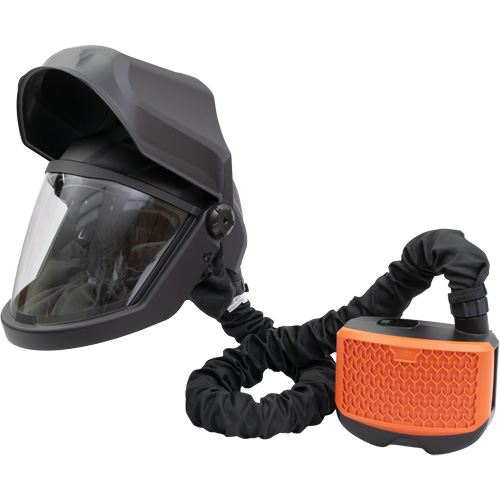 PEAKAIR DEFENDER Visor with Flip-Front & X90VX Blower Kit, Facepiece Respirator/Welding Helmet, Lithium-Ion Battery Helyx Safety & Industrial Supplies