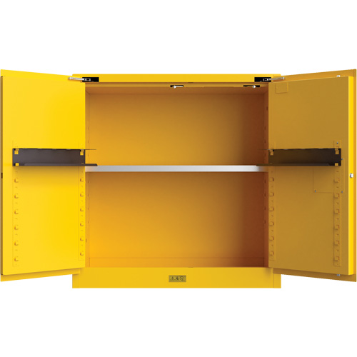 Utili-Guard+ Flammable Safety Cabinet, 30 gal., 1 Door, 43" W x 44" H x 22" D Helyx Safety & Industrial Supplies