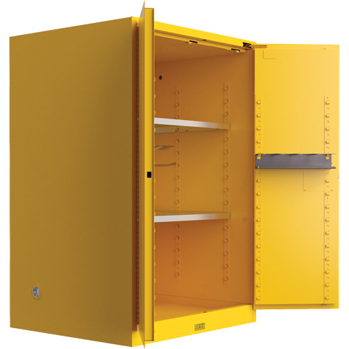 Armoire de s&eacute;curit&eacute; pour produits inflammables Utili-Guard+, 45 gal., 2 Porte(s), 43" La x 65" h x 22" p Helyx Safety & Industrial Supplies