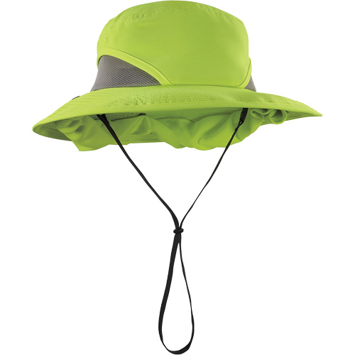 Chill-Its 8934 Ranger Hat with Neck Shade, Large/X-Large, Hi-Vis Lime Helyx Safety & Industrial Supplies