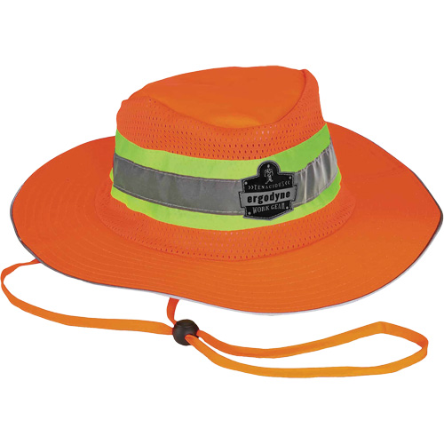 GloWear 8935 Ranger Sun Hat, 2X-Large/3X-Large, High Visibility Orange, Polyester Helyx Safety & Industrial Supplies