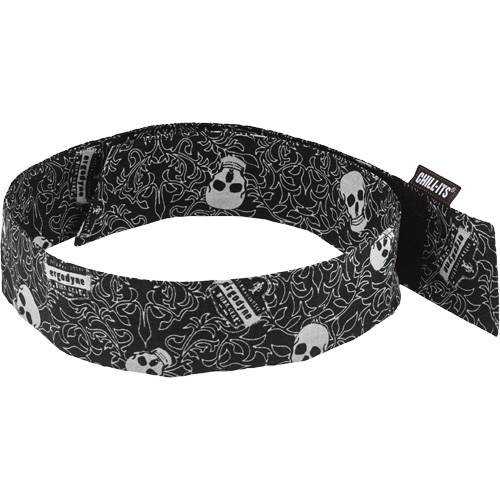 Bandeau de refroidissement Chill-Its 6705 avec polym&egrave;res int&eacute;gr&eacute;s et fermeture &agrave; nouer, Multicolore Helyx Safety & Industrial Supplies