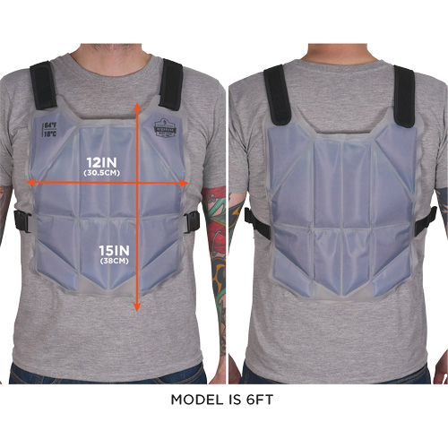 Veste de refroidissement de changement de phase Chill-Its6210, Taille unique, Bleu Helyx Safety & Industrial Supplies