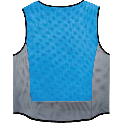 Veste de refroidissement &eacute;vaporatif Chill-Its 6667 avec fermeture &agrave; glissi&egrave;re, Moyen, Bleu Helyx Safety & Industrial Supplies