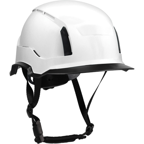 Bordure &eacute;troite compl&egrave;te &agrave; agrafe pour casque d'alpiniste RZRBack, blanc Helyx Safety & Industrial Supplies