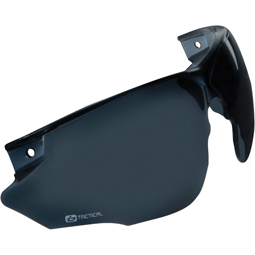 Lentille de rechange pour lunettes de s&eacute;curit&eacute; Combat, Antibu&eacute;e/Anti-&eacute;gratignures, Fum&eacute;e, Combat Helyx Safety & Industrial Supplies