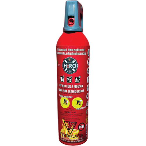 Hero 911 PFAS-Free Fire Extinguisher, ACK, 750 ml Capacity Helyx Safety & Industrial Supplies