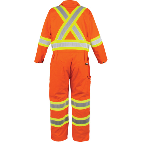 Combinaison non doubl&eacute;e haute visibilit&eacute;, 4T-Grand, Orange haute visibilit&eacute; Helyx Safety & Industrial Supplies