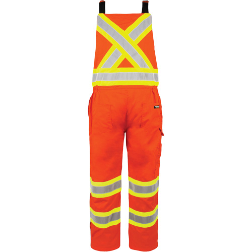 High-Visibility Unlined Overalls, Medium, High Visibility Orange Helyx Safety & Industrial Supplies