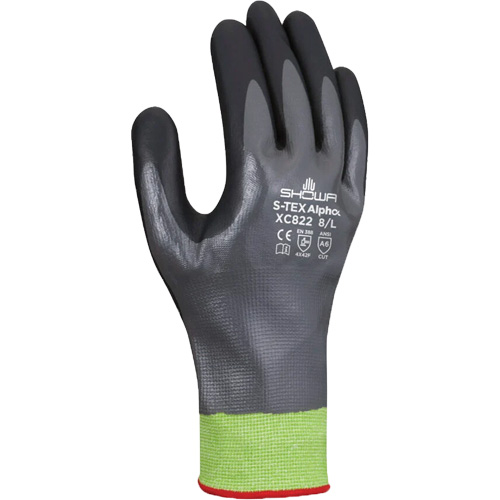 S-TEX Alpha XC822 Cut-Resistant Gloves, Size 6/Small, 18 Gauge, Nitrile Coated, Tungsten Shell, ASTM ANSI Level A6 Helyx Safety & Industrial Supplies