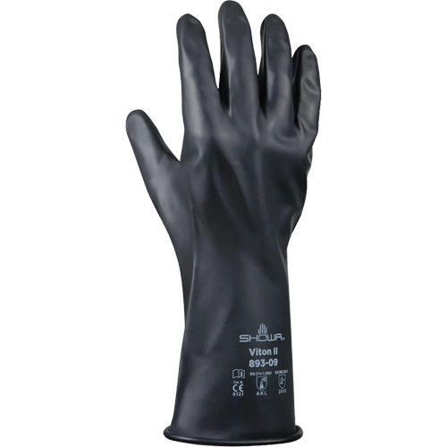 Gants r&eacute;sistant &agrave; l'acide & aux produits chimiques, Taille Moyen/8, 12" lo, Caoutchouc butyle/Viton, 12 mils Helyx Safety & Industrial Supplies