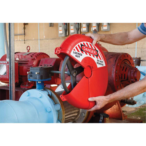 Collapsible Gate Valve Lockout Device, Wheel Type Helyx Safety & Industrial Supplies
