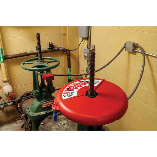 Collapsible Gate Valve Lockout Device, Wheel Type Helyx Safety & Industrial Supplies