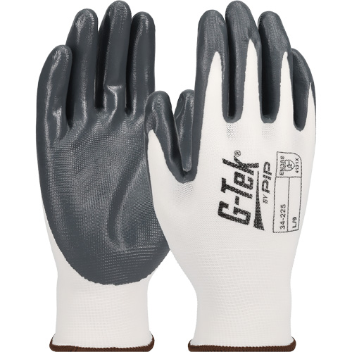 G-Tek&reg; Economy Seamless Knit Glove, X-Large, Nitrile Coating, 13 Gauge, Nylon Shell Helyx Safety & Industrial Supplies