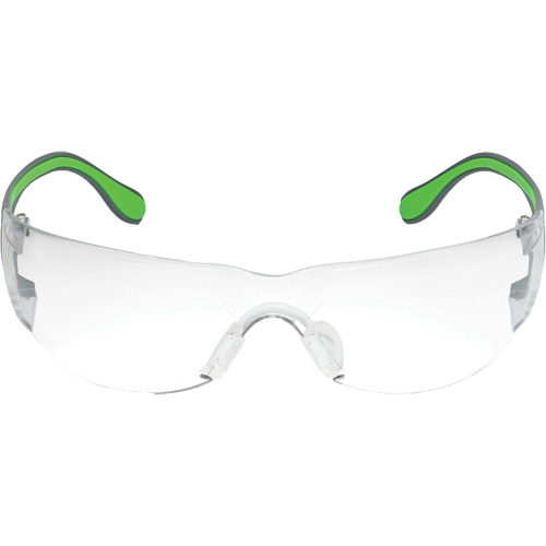 Lunettes de s&eacute;curit&eacute; gris/vert Adapt Lite, Lentille Transparent, Antibu&eacute;e/Anti-&eacute;gratignures, ANSI Z87+/R&eacute;pond ou surpasse la norme CSA Z94.3 Helyx Safety & Industrial Supplies