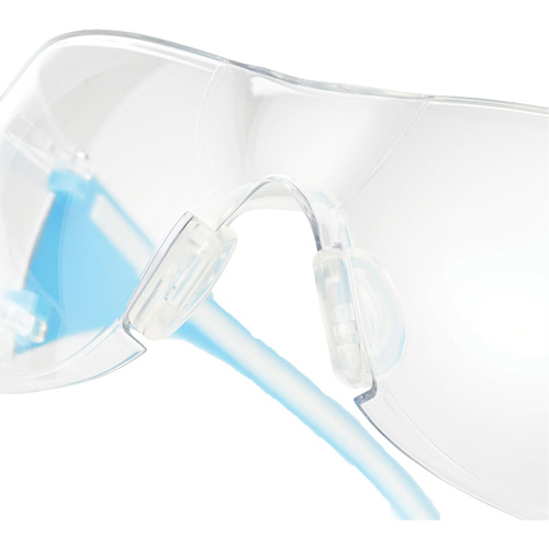 Adapt Lite Blue/White Safety Glasses, Clear Lens, Anti-Fog/Anti-Scratch, ANSI Z87+/Meets/Exceeds CSA Z94.3 Helyx Safety & Industrial Supplies