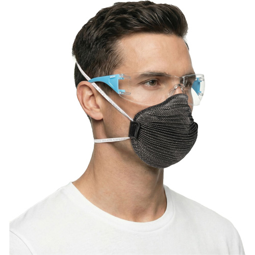 Adapt Lite Blue/White Safety Glasses, Clear Lens, Anti-Fog/Anti-Scratch, ANSI Z87+/Meets/Exceeds CSA Z94.3 Helyx Safety & Industrial Supplies