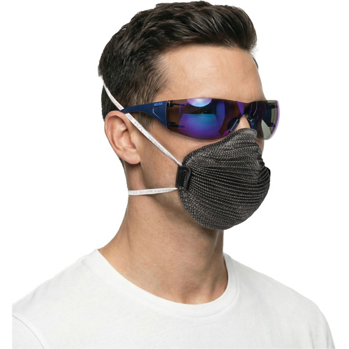 Adapt Lite Safety Glasses, Blue Mirror Lens, Anti-Fog/Anti-Scratch, ANSI Z87+/Meets/Exceeds CSA Z94.3 Helyx Safety & Industrial Supplies