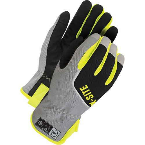 Gants de performance X-Site doubl&eacute;s, r&eacute;sistants &agrave; la coupe et compatibles avec les &eacute;crans tactiles, Taille Grand, Enveloppe en Thinsulate/Microfibre/Spandex, ASTM ANSI niveau A5 Helyx Safety & Industrial Supplies