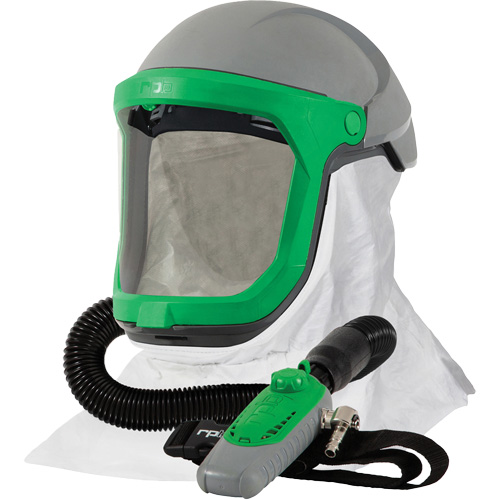 Z-Link Respirator with Tychem 4000 Shoulder Cape & C40, Facepiece Respirator/Welding Helmet Helyx Safety & Industrial Supplies