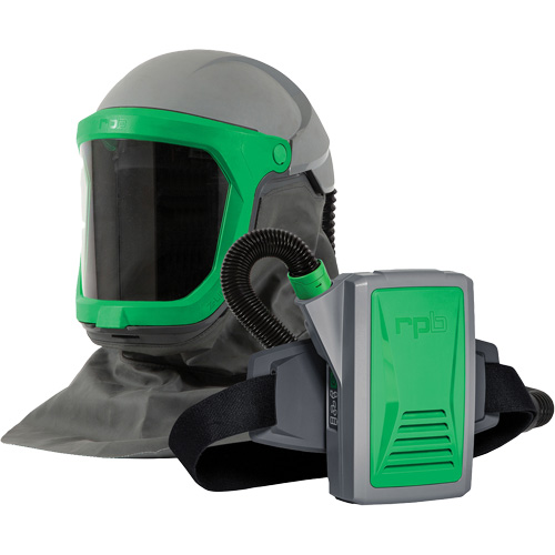 Z-Link Powered Air Respirator with Zytec FR Shoulder Cape, Facepiece Respirator/Welding Helmet Helyx Safety & Industrial Supplies