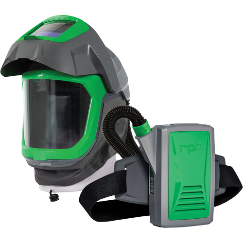Z-Link Respirator Helmet with Face Seal, Visor & Belt Mount, Facepiece Respirator/Welding Helmet, Lithium-Ion Battery Helyx Safety & Industrial Supplies