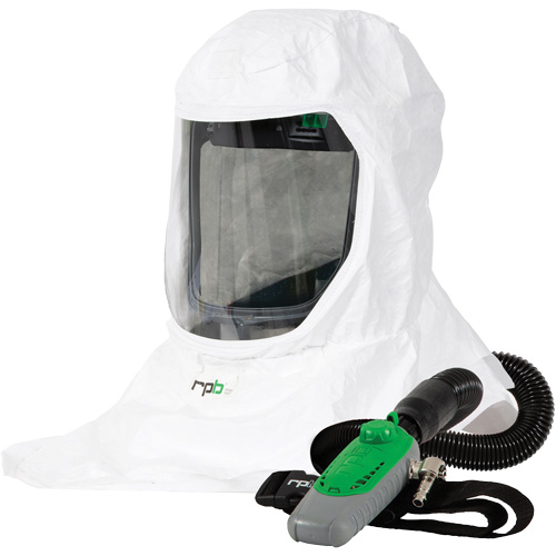 Respirateur T-Link avec casquette, tube de respiration & C40, Cagoule ample & visi&egrave;re Helyx Safety & Industrial Supplies